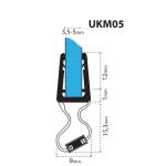 Magnetic shower seal UKM05 for glass thicknesses 3.5-5 mm Steigner 1 nr.2