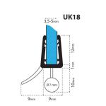Shower seal UK18 for glass thickness 3.5–5 mm Steigner 2 nr.3