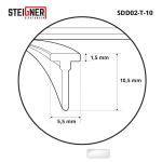 Shower seal SDD02 Steigner 10, 14, 18 mm 2 nr.3