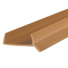 Kitchen plinth seal strip 16, 18, 19 mm brown
